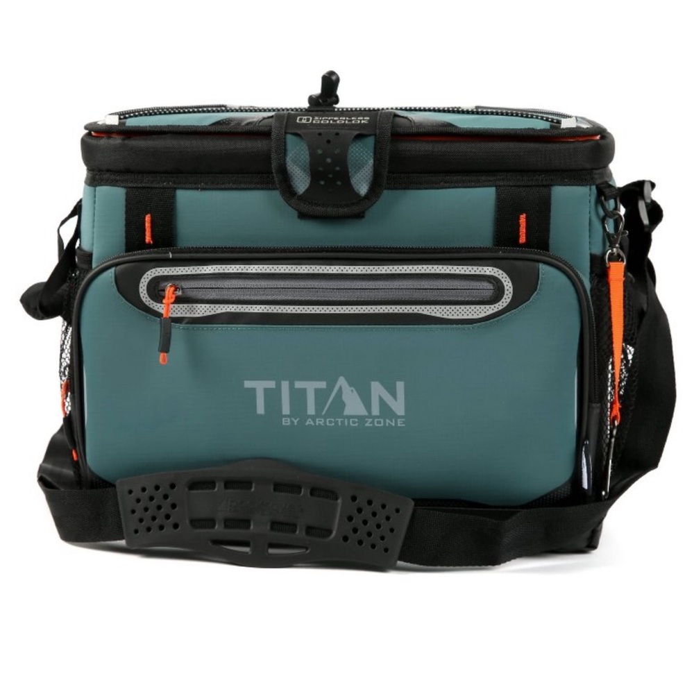 TITAN BY ARCTIC ZONE NEW deep freeze ziperless hardbody 20qt cooler -jungle gre